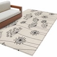 thumbnail image 6 of Farmhouse Dandelion Kitchen Runner Rug 2.7x5 Washable Runners for Hallway Non Slip Spring Modern Minimalist Country Flower Large Area Rug Indoor Floor Carpet for Bathroom Laundry Entryway Bedroom, 6 of 8