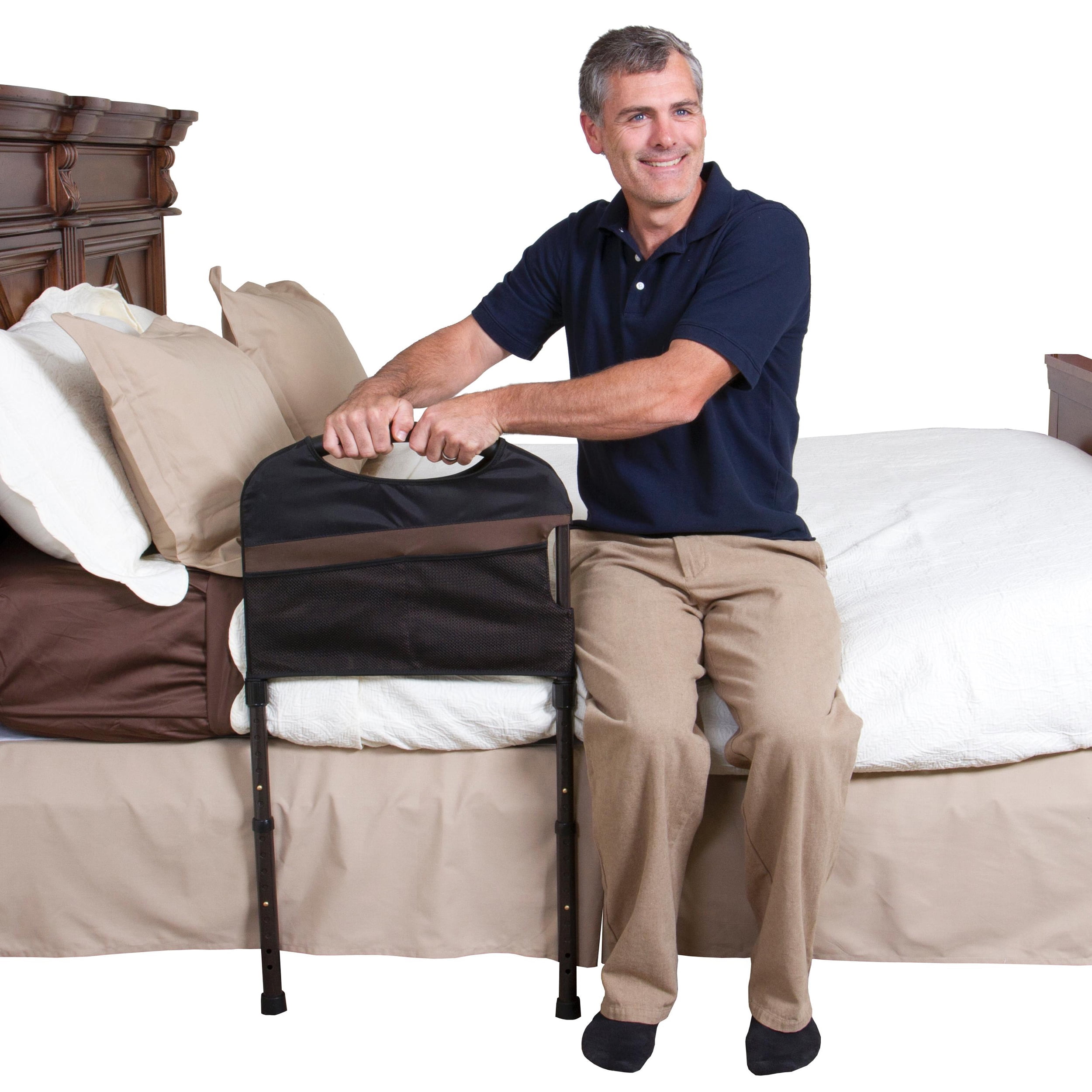 Stander Stable Home Bed Rail Support Bed Handle + Adjustable Legs