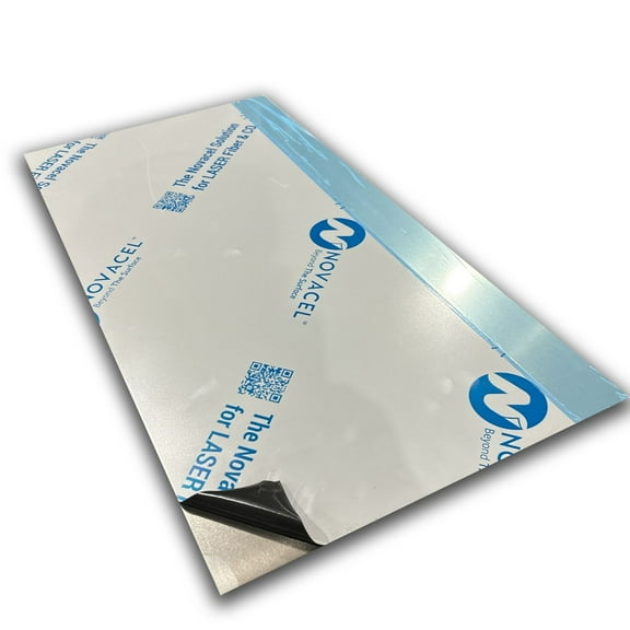 0.100" x 12" x 24" Thickness, 5052-H32 Aluminum Sheet, Mill Finish w/PVC