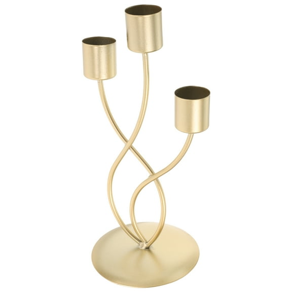 Metal 3 Arm Candelabra Tapered Candle Holder Candle Stand Vintage Candlesticks Holders For Christmas Home Wedding Party Table Decor