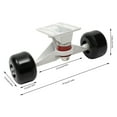 thumbnail image 2 of 2* Cruisers Wheels Skateboard Truck Part Aluminum Alloy Skateboard Truck Combo Set, 2 of 18