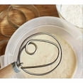 thumbnail image 4 of Set of 2 Danish Dough Whisks 13.5" Dutch Style Stainless Steel Dough Whisk Wooden Handle Bread Whisk Danish Whisk, 4 of 4
