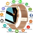 thumbnail image 2 of Reloj inteligente para mujer Hombre 1.69quot; Pantalla táctil completa Ritmo cardíaco Rastreador de ejercicios Reloj para damas Llamada Bluetooth Reloj inteligente para Android IOS Tan Jianjun  unisex, 2 of 2