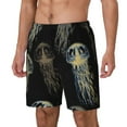 thumbnail image 2 of Uemuo Jellyfish Pattern Mens Swim Trunks Quick Dry Board Shorts with Mesh Lining, Stretch Beach Shorts Quick Dry No-Chafing Board Shorts-3X-Large, 2 of 9