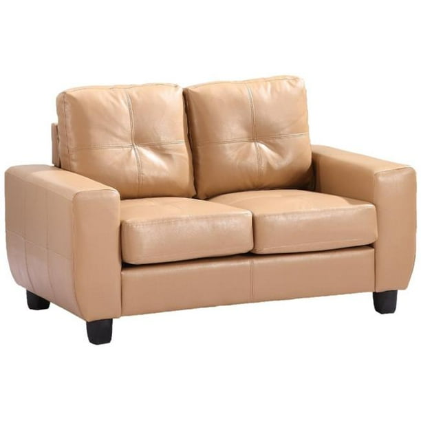 Nova Furniture Group NF201AL Living Room Love Seat, Tan