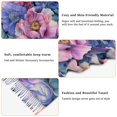 thumbnail image 5 of FORMRS Womens Scarf Winter Soft Long Big Warm Shawls Wrap Tassel Scarves, Colorful Art Flowers, 5 of 9