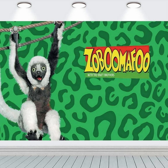 Zoboomafoo Backdrop Banner Party Supplies Poster Movie Theme Background for Photography Birthday Decorations