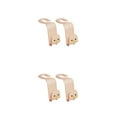 thumbnail image 3 of tssuouriy 2X Cartoon Headrest Hooks Mount Clips Multi-Purpose Strong Load-Bearing Hanger Purse Clothing Organizer Pink 2Set, 3 of 6