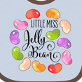 thumbnail image 4 of Inktastic Little Miss Jelly Bean Boys or Girls Baby Bib, 4 of 4