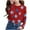 Red, variant on Toddler Girls Cute Long Sleeve Shirts Kids Loose Soft Star Printed Crewneck Tunic Tops 2025 Spring Fall Casual Tees Blouses 3-14 Years