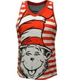 thumbnail image 2 of MJC Womens Dr. Seuss Cat in the Hat Tank Top (Medium), 2 of 2