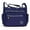 Blue, variant on PULLIMORE Womens Nylon Crossbody Shoulder Handbags Waterproof Zipper Messenger Bags (Black)