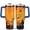 Black Castle On-1, variant on Black Castle on Halloween 40 Oz Tumbler with Handle Lid and Straw, Stainless Steel Double Walled Vacuum Insulated Cup, Cute Birthday Gifts Tumbler for Women Men Friends