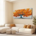 thumbnail image 4 of Canvas Wall Art for Living Room - Large Red Tree of Life Canvas Prints, Modern Abstract Nature Painting Wall Decor for Bedroom Bathroom and Office, 4 of 7