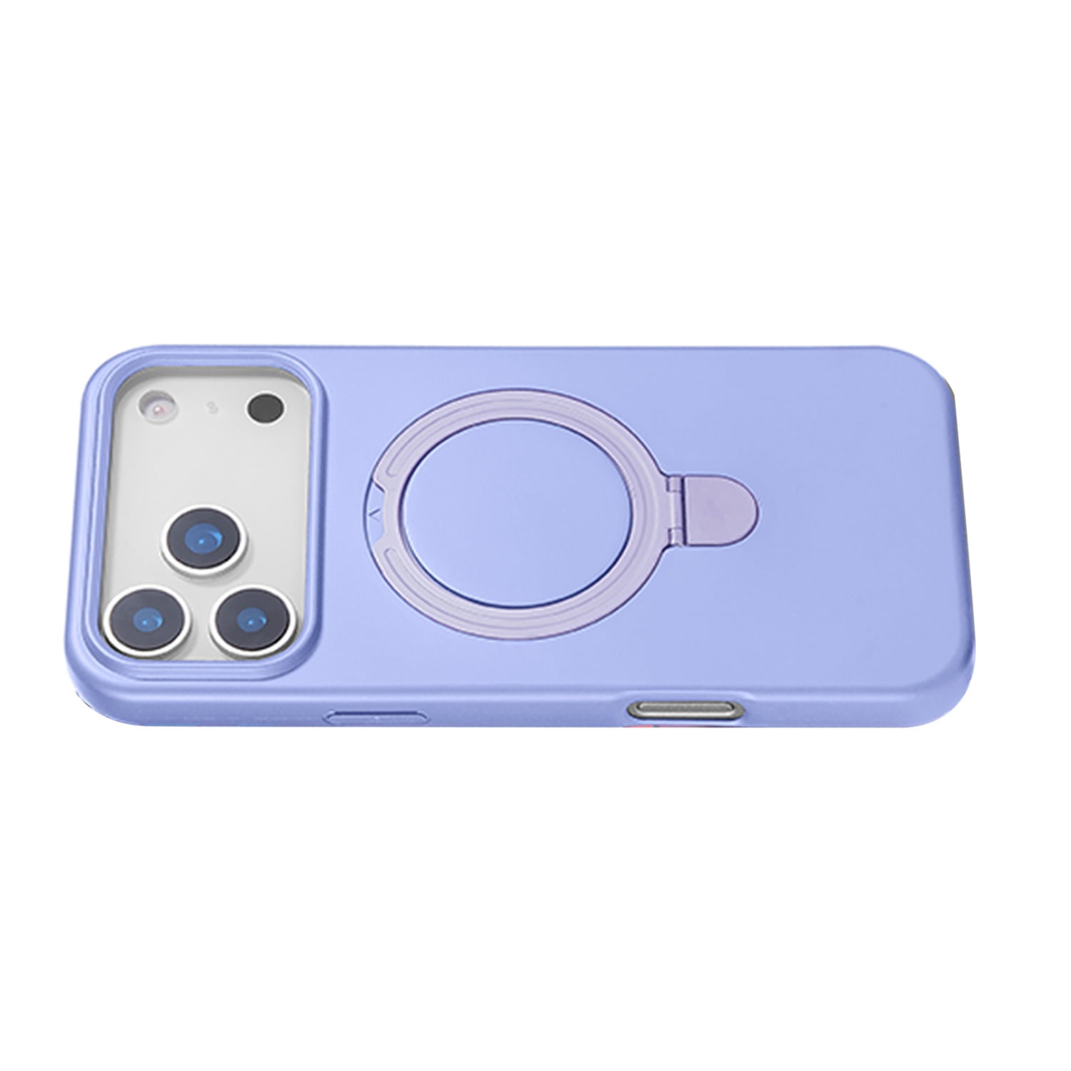 Sturdy Silicone Stand Case with Magsafe for iPhone 17 Pro - Lilac