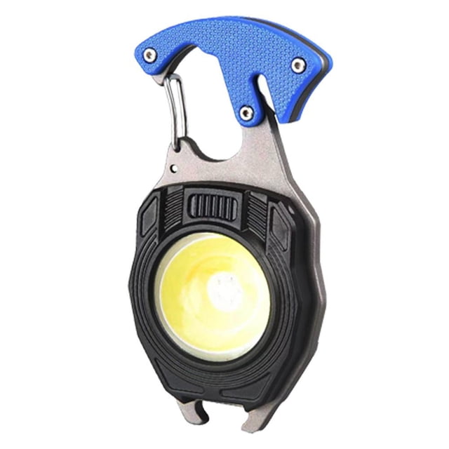 Lámpara Luces de llave de 3 marchas, luces de trabajo Cob portátiles, impermeables para viajar (azul)