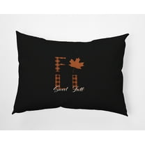 20" x 14" Simply Daisy Sweet Fall Polyester Indoor/Outdoor Pillow, Black Qty 1