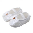 thumbnail image 2 of Wavsuf Toddler Girl Shoes Winter Casual Anti-slip Soft Bottom White Princess Shoes Size 12, 2 of 5