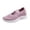 Pink, variant on Knit Mary Jane Sneakers for Women, Women's Mary Jane Shoes Mesh Breathable Soft Shoes Woven Knitted Loafers Anti Slip Orthopedic Walking Loafers Arch Support Sneakers, Black 5