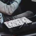 thumbnail image 3 of FUIALDOLG Anti-Scratch Center Console Armrest Cover for Van, with 2 Storage Pockets Car Arm Rest Covers Polyester Fabric Car Armrest Box Pad Gray Camouflage Print, 3 of 6