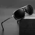 thumbnail image 2 of Polarized Punk Sunglasses Men Vintage Fashion Steampunk Square Sun Glasses Male Driving Googles Summer Travelling Shades UV400, 2 of 9