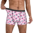 thumbnail image 2 of Kdxio Men's Boxer Briefs with Cherry Strawberry Print - Comfortable and Breathable Underwear for Everyday Wear, 2 of 7