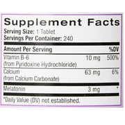 أقراص Natrol Melatonin 3mg ، 240 Ct