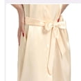 thumbnail image 4 of LYMAYTER Women Birthday Short Robes Silky Kimono Nightgown Fashion Versatile Foil Letters Bathrobe S-2XL, 4 of 8