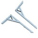 thumbnail image 1 of Scienceny Soporte de estante plegable de 2 uds. De 10 pulgadas, soportes triangulares montados en la pared con brazo de liberación larga Herramientas y ferretería Scienceny TO003413-00, 1 of 1