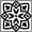 Black/White, variant on Mi Alma Floral Brown Tile Stickers - Removable Vinyl 4x4, 24 pcs