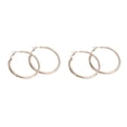 thumbnail image 3 of Pendientes redondos de Oro rosa Sonducket para niña con orificio para la oreja, 3 of 6