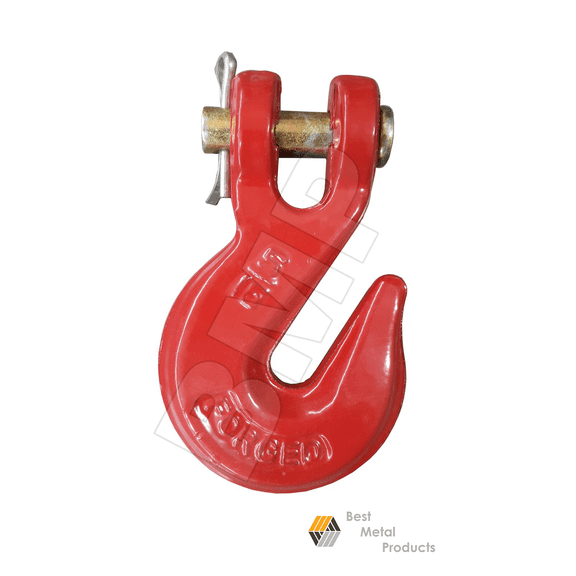 (2)5/16" Clevis Chain Grab Hook Wrecker Tow Truck Trailer Clevis Rigging 0900125