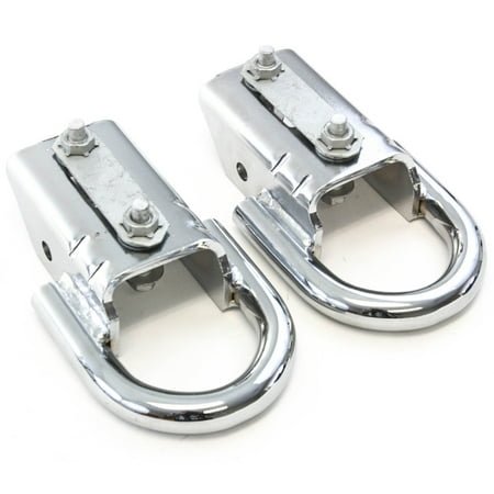 - Red Hound Auto 2 New Tow Hooks Chrome 2009-2019 Compatible with Ford F-150 F150 Mounting Hardware Included Heavy Duty Steel Towing Pair Set