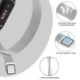 thumbnail image 2 of for Fitbit Inspire 3 Bands Women Men, Stainless Steel Metal Mesh Loop Adjustable Magnetic Wristband Replacement Straps Compatible with Fitbit Inspire 3 Fitness Tracker, 2 of 6