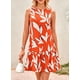 thumbnail image 3 of Vestido PRETTYGARDEN Verano 2025 Bohemio Floral Naranja XL, 3 of 8