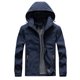 thumbnail image 1 of Chaqueta cálida informal con cremallera impermeable, a prueba de suciedad, a prueba de viento y resistente al desgarro para hombres Pompotops  oipoqjl10042, 1 of 3