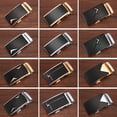 thumbnail image 4 of Cinturón de cuero con hebilla automática para hombre, hebilla de cinturón, hebilla de cintura de aleación, cinturón de pantalones para hombre, 4 of 6