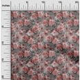 thumbnail image 2 of oneOone Viscose Chiffon Red Fabric Abstract Floral Sewing Material Print Fabric By The Yard 42 Inch Wide, 2 of 5