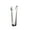 Black, variant on Soumake Ice Tongs Wing Shape Non-slip Handle Good Grip Mirror Polished Easy to Clean Stainless Steel Food Serving Tongs Ice Cube Picker Kitchen Accessories