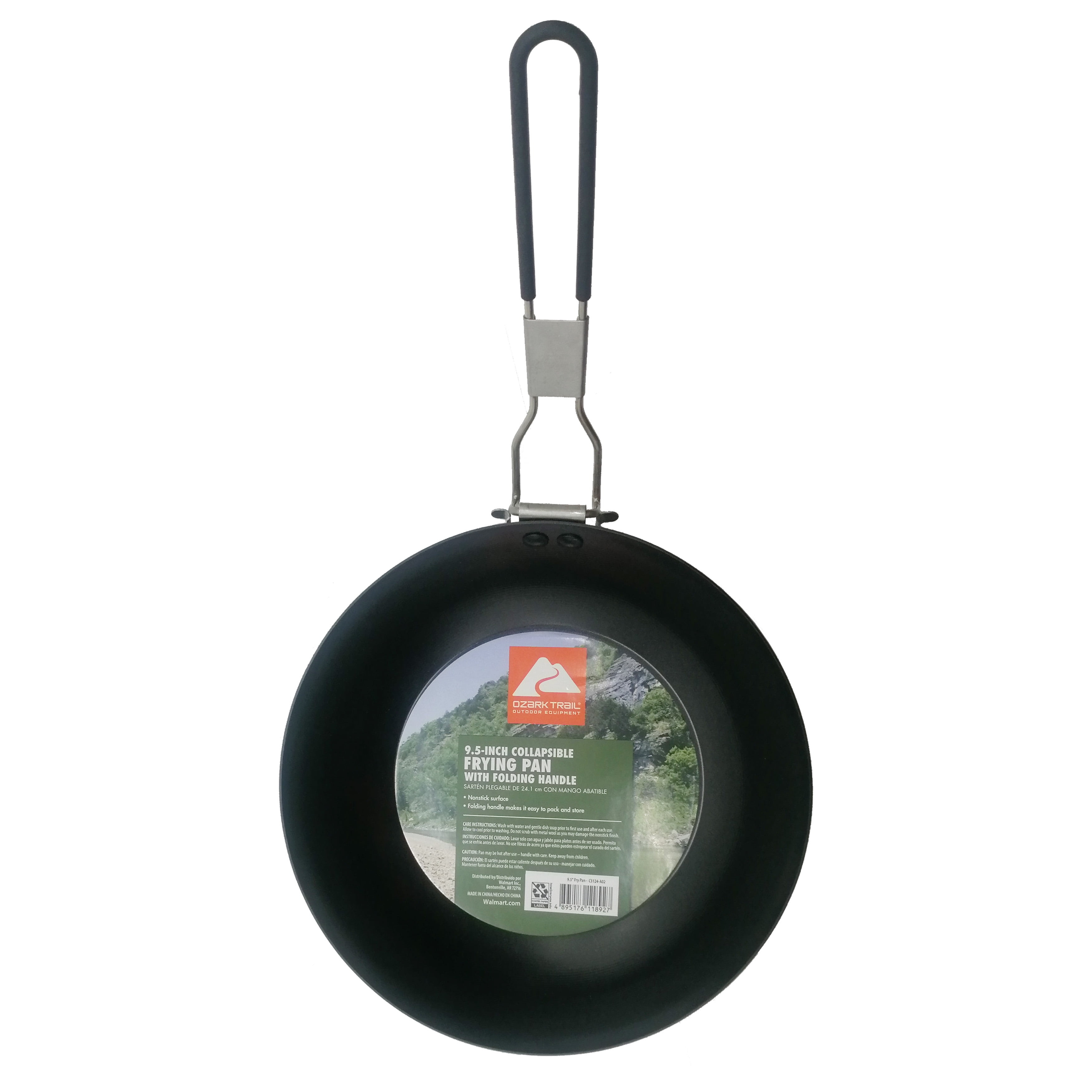 BESPORTBLE Outdoor Folding Frying pan campchefcooking Griddle Camping  Skillet Non-Stick Frying pan Camping pan Wok pan with lid nonstick Frying  pan