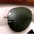thumbnail image 4 of RB-Hip Hop-sunglasses FREE SHIPPING Aviator RB3025 Black Lenses Gold Frame, 4 of 5