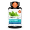Zenwise Daily Digestive Enzymes | Easy-Swallow Slimcaps Enzyme Support to Conquer Tough Foods - Gut Health Supplement with Bromelain, Lactase, Amylase & Lipase for Digestion - Certified Vege