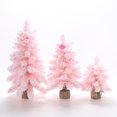 thumbnail image 3 of Mini Christmas Tree 60cm Artificial Desktop Xmas Tree for Holiday Decor , Cherry Blossom Pink, 3 of 4