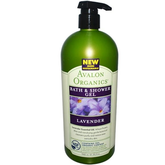Avalon 0883330 Bath and Shower Gel Lavender - 32 fl oz