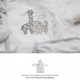 thumbnail image 2 of Spasilk Hooded Terry Bathrobe with Booties, Baby Shower Set, 0-9 Months, Grey Lion, 2 of 7