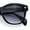 Black Tortoise - Smoke, variant on Womens Classic Boyfriend Fashion Horn Rim Round Chic Plastic Sunglasses Tortoise - Brown