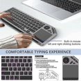 thumbnail image 5 of Bluetooth Wireless Keyboard with Touchpad 7-Colors Backlit 2.4G Rechargeable Trackpad Keyboard for Smart TV, 5 of 5