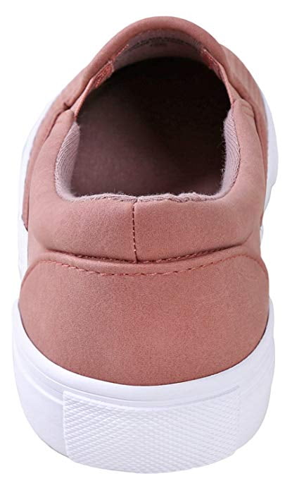 Soda shoes women/'s Traceur À Enfiler Semelle Blanc Chaussures Mauve Blush