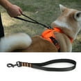 thumbnail image 4 of Pet Dog Traction Rope, Multifunction Pet Traction Rope, Nylon Traction Rope Pet Dog Pets for Outgoing Walking black,silver, 4 of 7