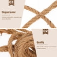 thumbnail image 4 of 1 Set of Party Hemp Ropes Decorative Jute Twines Handworked Jute Ropes, 4 of 8